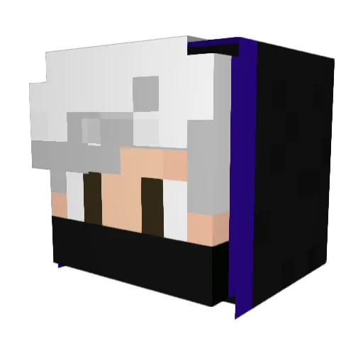 DeadShowSS Minecraft avatar head, 3D render