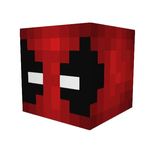 DeadSkool Minecraft avatar head, 3D render