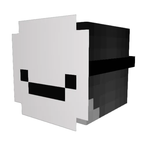 DeadSloth_ Minecraft avatar head, 3D render