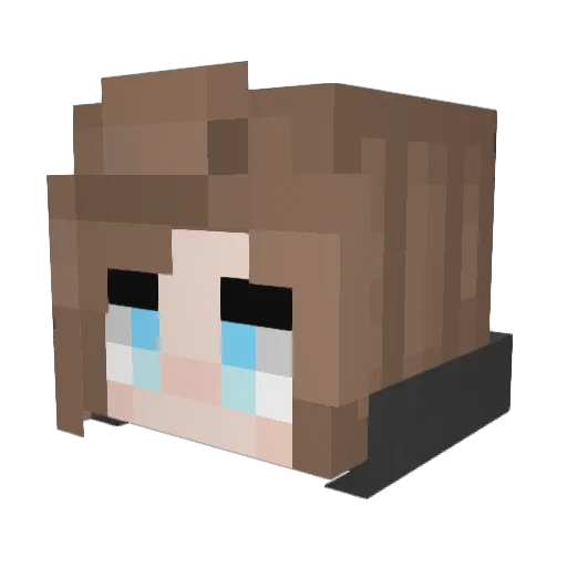 DeadSonata Minecraft avatar head, 3D render