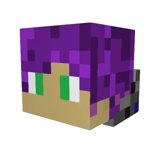 DeadTrenchMC Minecraft avatar head, 3D render