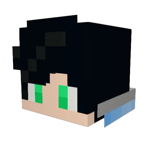 DeadTrigger775 Minecraft avatar head, 3D render