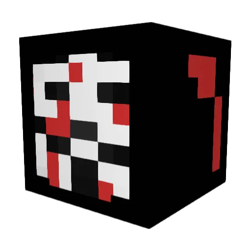 Dead_21 Minecraft avatar head, 3D render