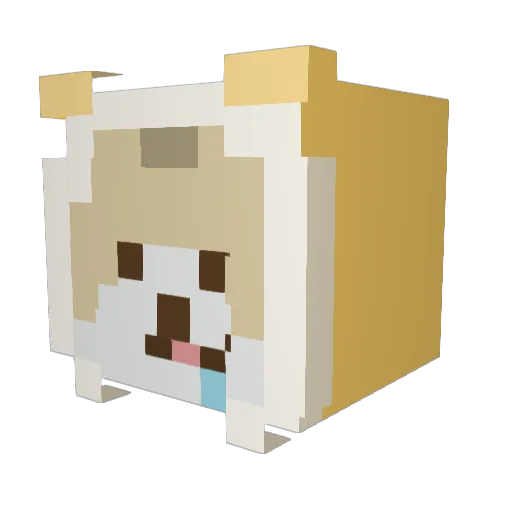 Dead_4Day Minecraft avatar head, 3D render