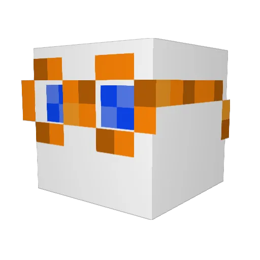 Dead_Cheese Minecraft avatar head, 3D render
