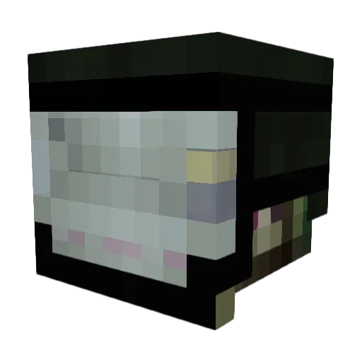 Dead_Dock Minecraft avatar head, 3D render