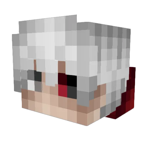 Dead_Eye Minecraft avatar head, 3D render