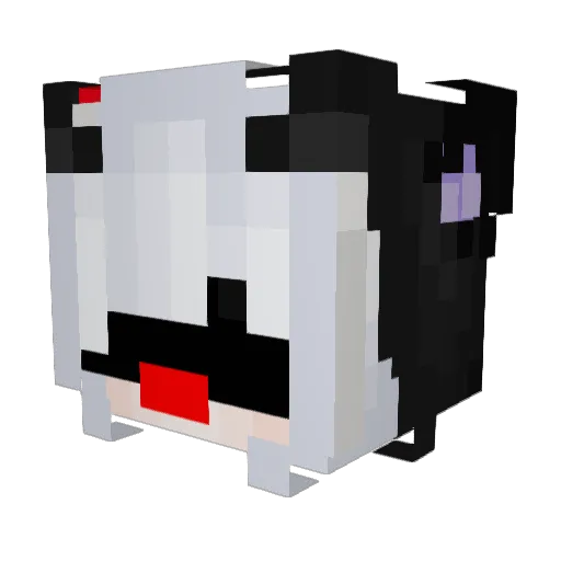Dead_Insid3 Minecraft avatar head, 3D render