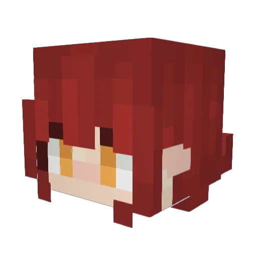 Dead_Mau Minecraft avatar head, 3D render