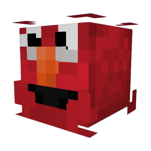 Dead_Push Minecraft avatar head, 3D render