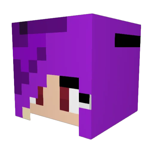 Dead_Seraph Minecraft avatar head, 3D render