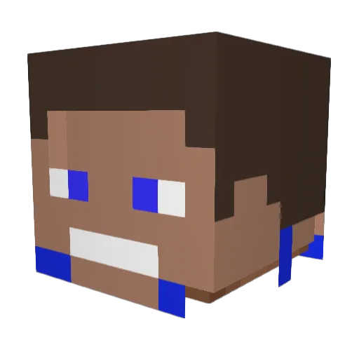 Dead_god7 Minecraft avatar head, 3D render