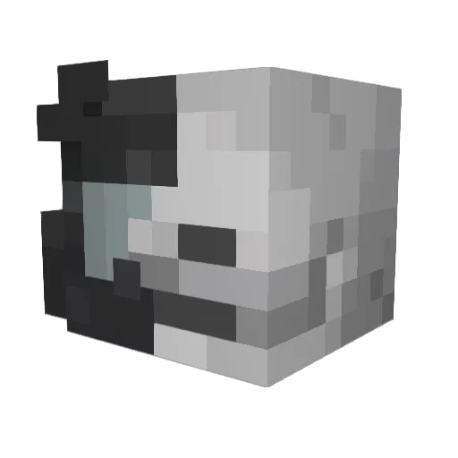 Dead_soldier Minecraft avatar head, 3D render