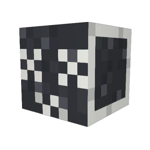 Deadbody Minecraft avatar head, 3D render