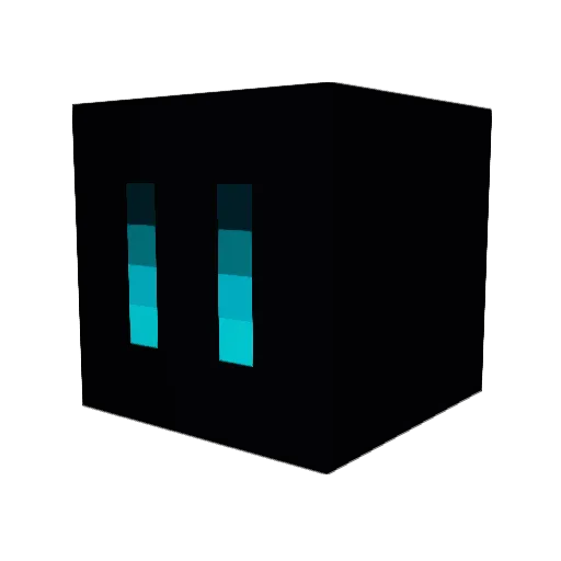 Deadbombi Minecraft avatar head, 3D render
