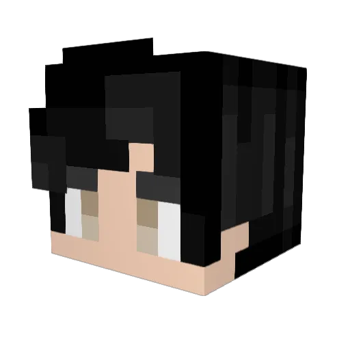 DeadbyJonas Minecraft avatar head, 3D render