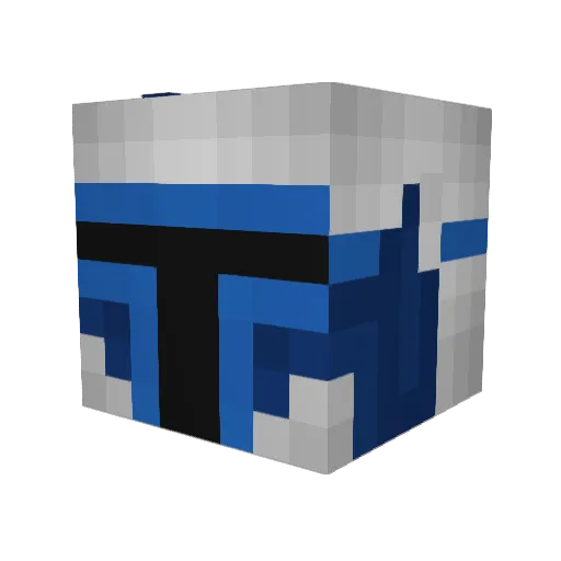 Deadeye_X Minecraft avatar head, 3D render