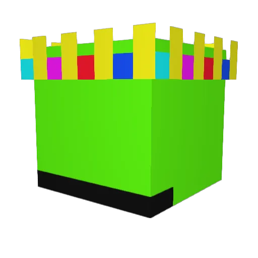 Deadgamebeat Minecraft avatar head, 3D render