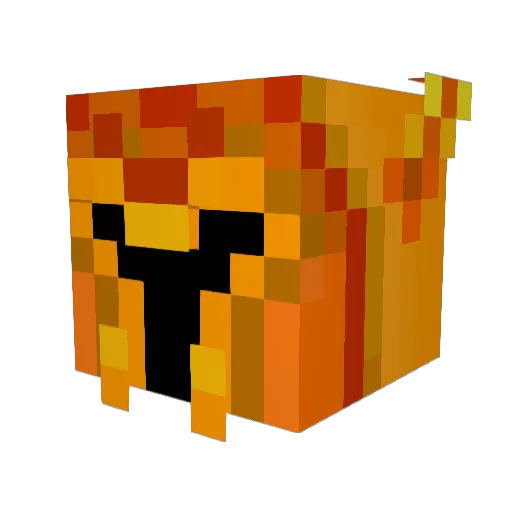 Deadguykai Minecraft avatar head, 3D render