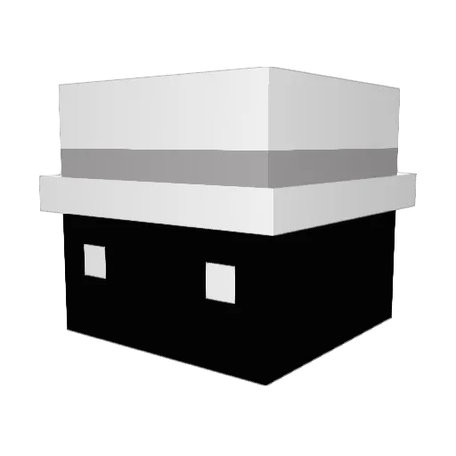 Deadk2 Minecraft avatar head, 3D render