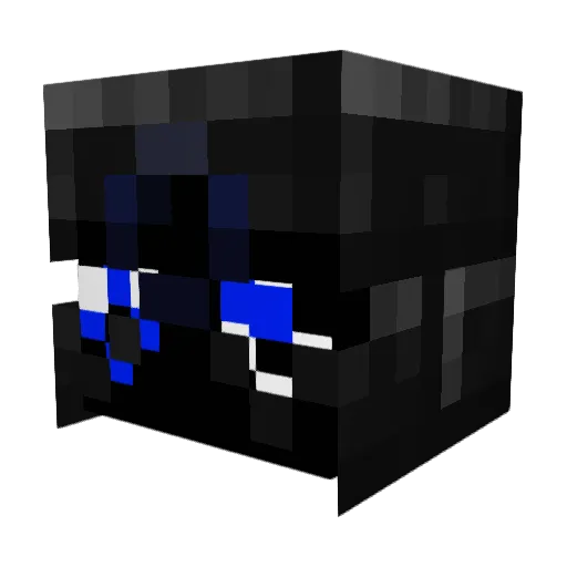 DeadlanderO Minecraft avatar head, 3D render