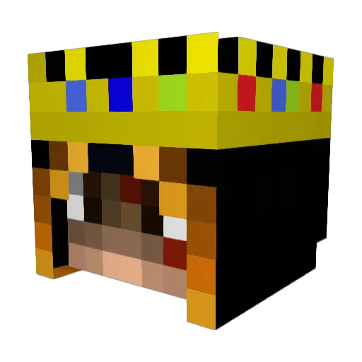 Deadlift94 Minecraft avatar head, 3D render