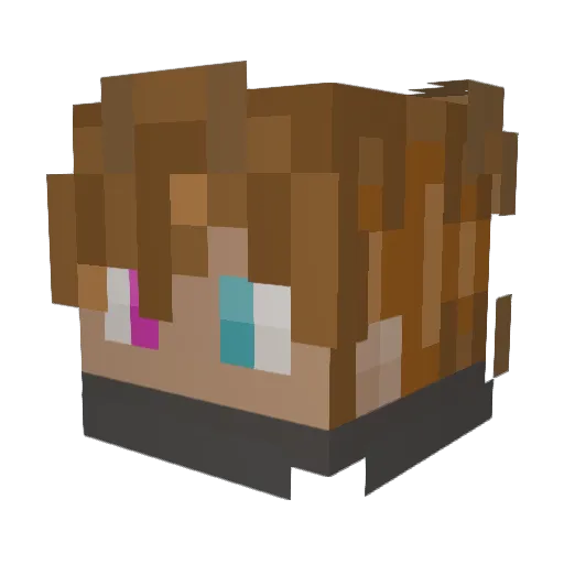 Deadline2671 Minecraft avatar head, 3D render