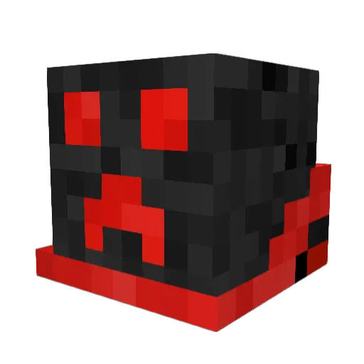 Deadlocked59 Minecraft avatar head, 3D render