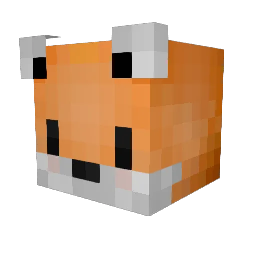 Deadlocked85 Minecraft avatar head, 3D render