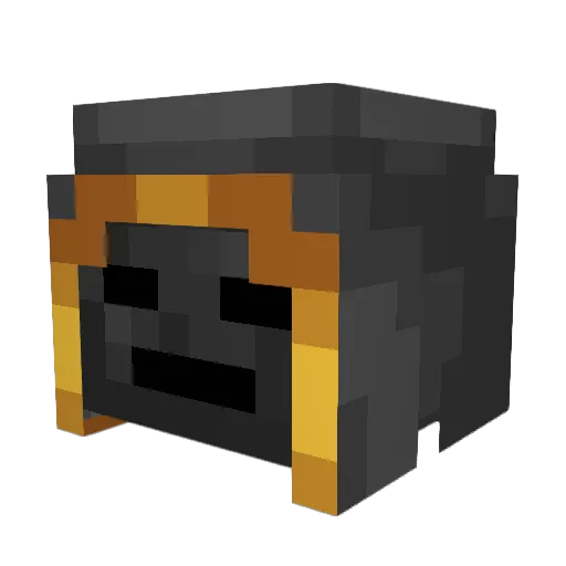 DeadlyGhost1217 Minecraft avatar head, 3D render