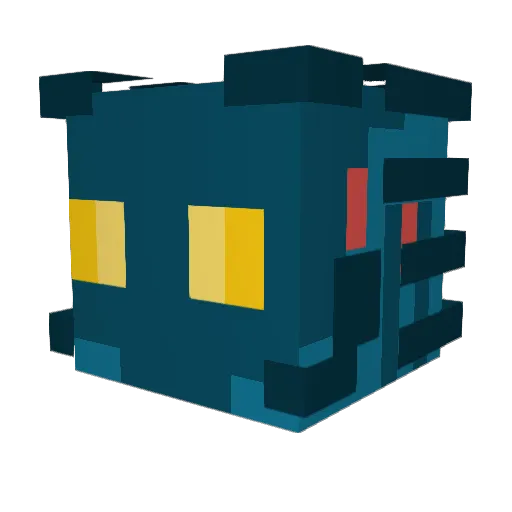 DeadlyHaashbrown Minecraft avatar head, 3D render