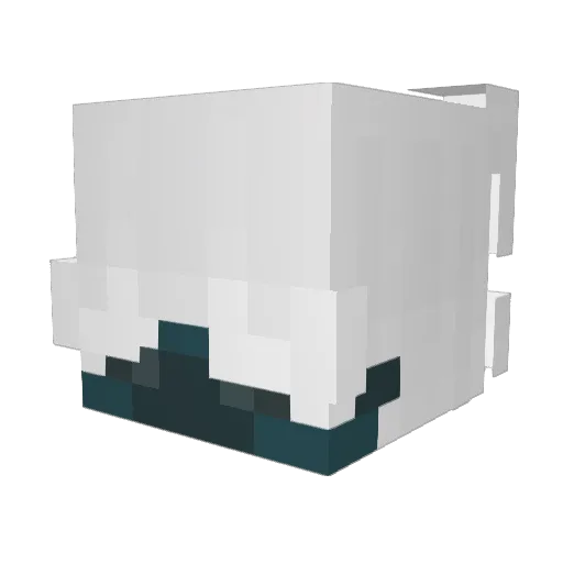 DeadlyOver Minecraft avatar head, 3D render