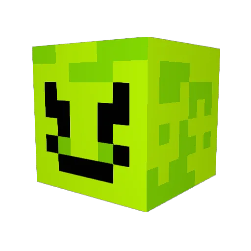 DeadlyPants2010 Minecraft avatar head, 3D render