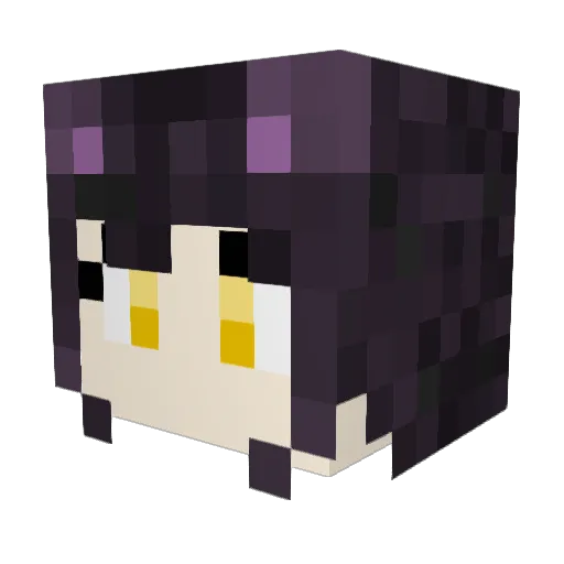 DeadlyS1n Minecraft avatar head, 3D render