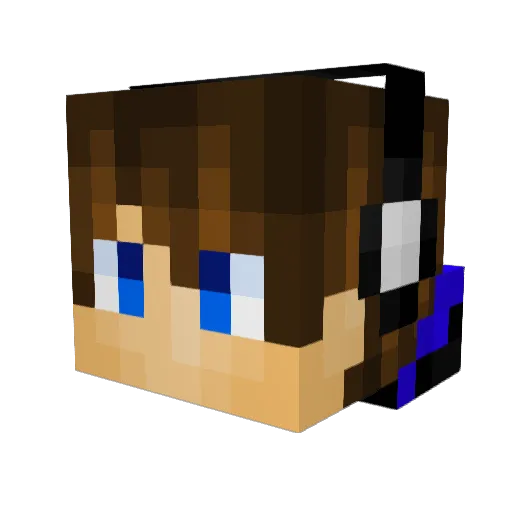 DeadlySniperPr0 Minecraft avatar head, 3D render