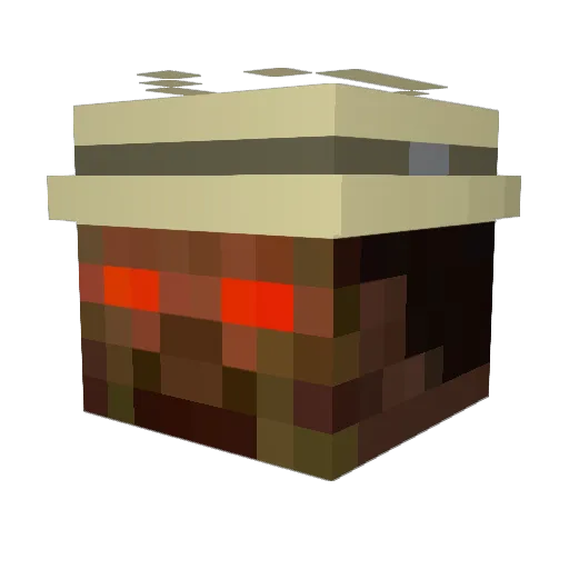 DeadlySteve Minecraft avatar head, 3D render