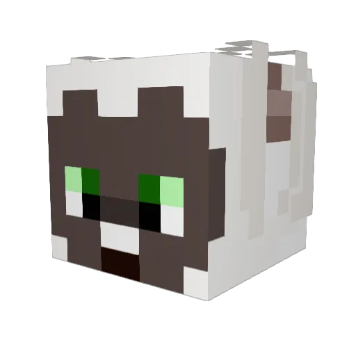 Deadly_Chipmunk Minecraft avatar head, 3D render