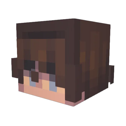 Deadly_Cyborg Minecraft avatar head, 3D render