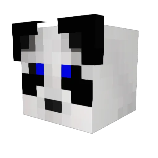 Deadly_Hero Minecraft avatar head, 3D render