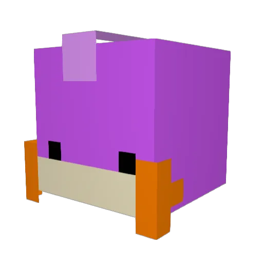 Deadly_Mudkip Minecraft avatar head, 3D render