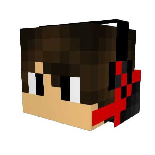 Deadly_Nooby04 Minecraft avatar head, 3D render