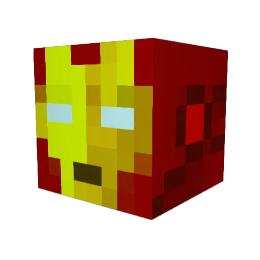 Deadly_Sage Minecraft avatar head, 3D render