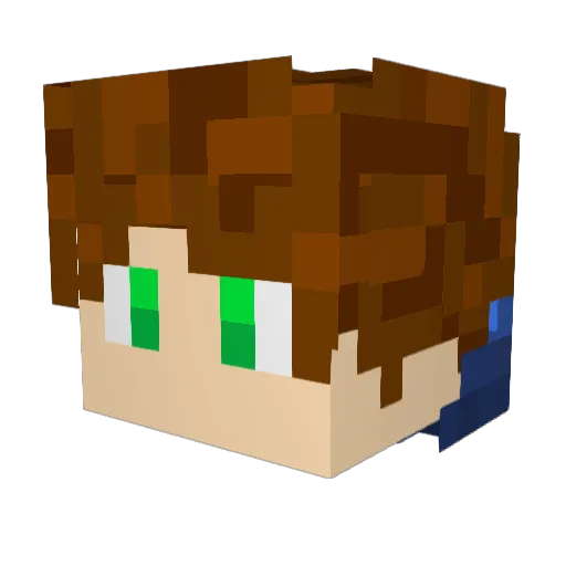 Deadly_Shit Minecraft avatar head, 3D render