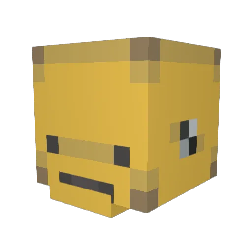 Deadly_Storm Minecraft avatar head, 3D render