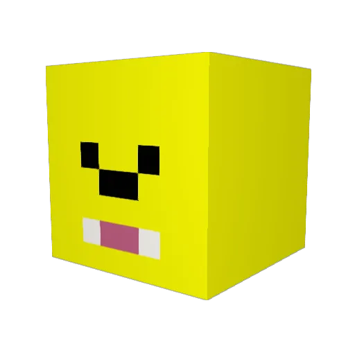 Deadlydragon02 Minecraft avatar head, 3D render