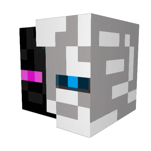 Deadman212 Minecraft avatar head, 3D render