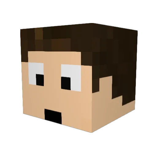 Deadman520799 Minecraft avatar head, 3D render