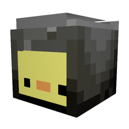 Deadmanisbored Minecraft avatar head, 3D render