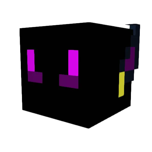 Deadmanparty Minecraft avatar head, 3D render