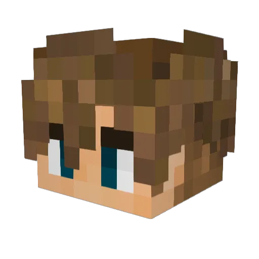 DeadmansHope Minecraft avatar head, 3D render
